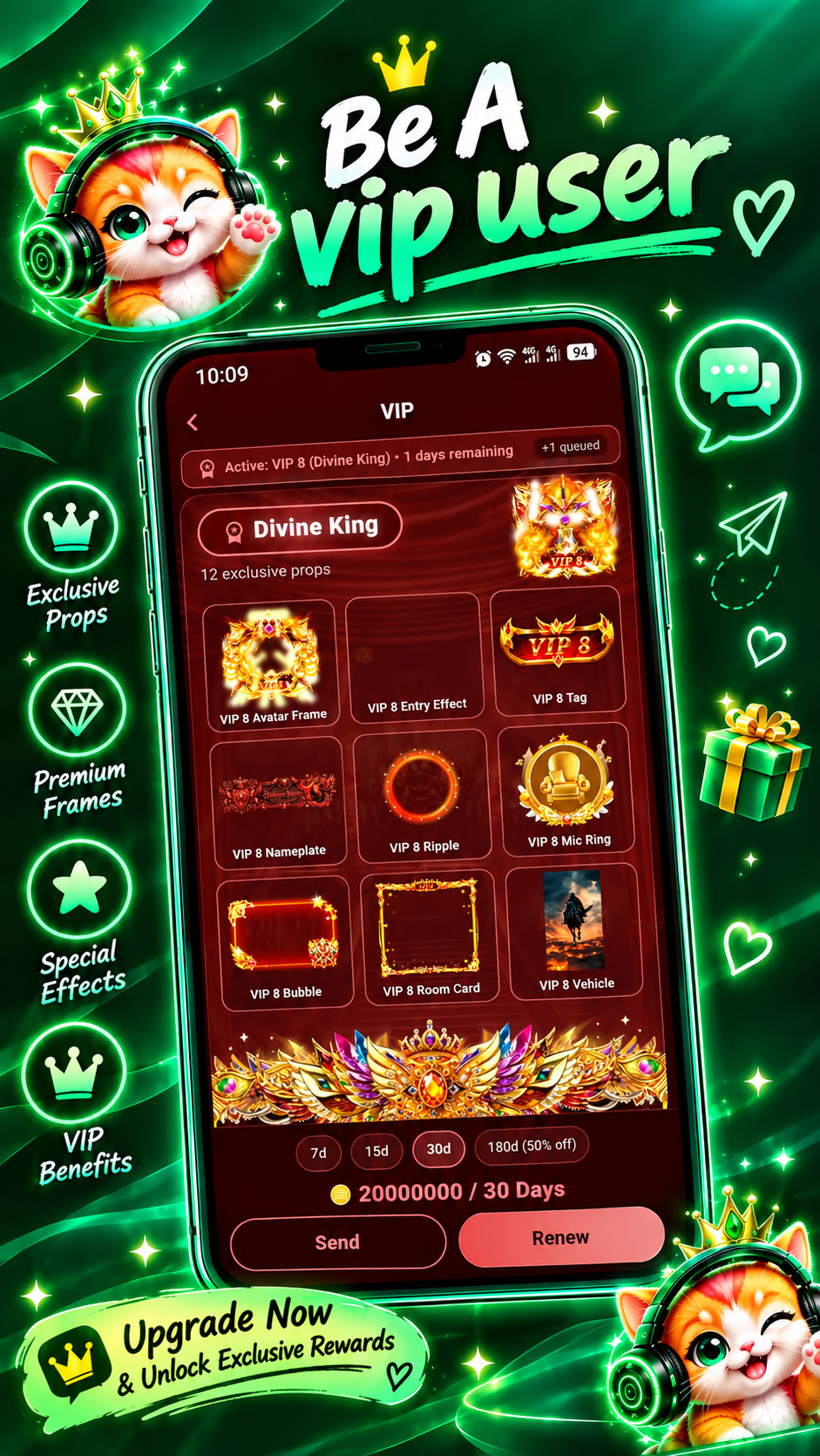 NEXI VIP Privileges & Sets